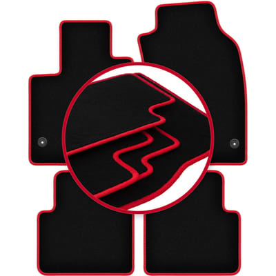 CARLUX-RED automatten voor: Fiat Panda III hatchback (2012-)