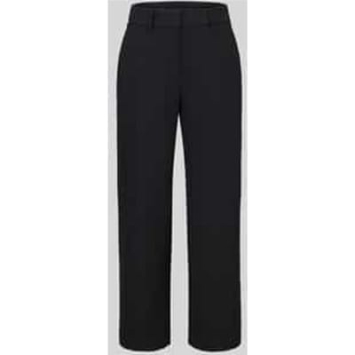 Recht broek met bandplooien model 'Mette'