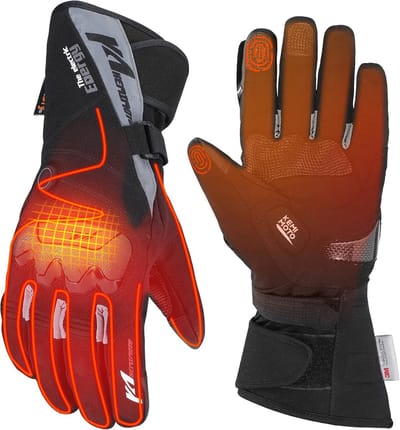 Verwarmde Handschoenen voor Motor, Winter, Waterdicht, Elektrisch, Touchscreen, Winddicht en Schokbestendig