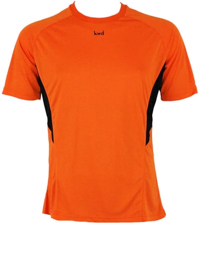 KWD Sportshirt Bueno km, mt 140/152, oranje zwart