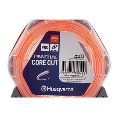 Husqvarna CoreCut Serie - Versterkte Trimlijn - 2,7 mm - 12 m - Vijfhoekig Profiel