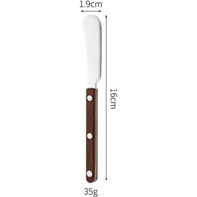 1 Stuk 304 Roestvrij Staal Kaas Boter Mes Westers Eten Brood Jam Crème Mes Bestek