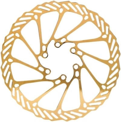 Fiets remschijf - Remrotor MTB - Krachtig Remmen - Roestvrij Staal - 160 mm - Goud