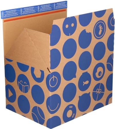 25x Bol.com verzenddozen 330 x 250 x 200 mm - E- golf (± 1,5 mm)