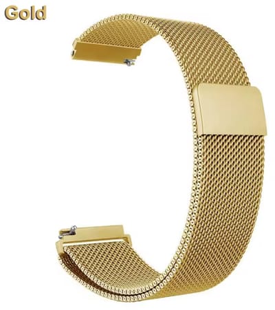 New Age Devi - Milanees Smartwatch bandje - Huawei Watch GT - 42mm - Goud - Horlogeband Polsband Armband