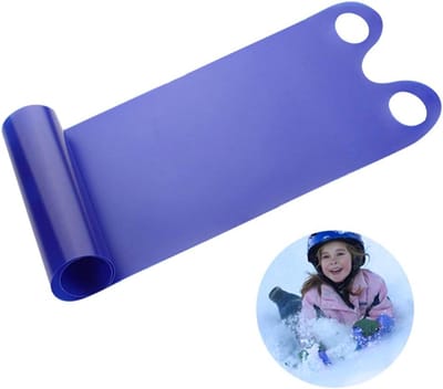 Slee plastic-Slee voor Kinderen en Volwassenen - Hoge Snelheid Sneeuwglijder - Winter Slee voor Sneeuwplezier - Stevig Ontwerp