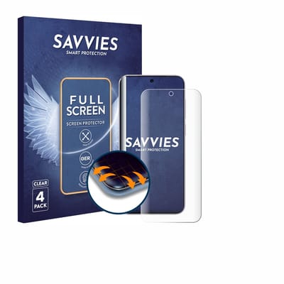 Savvies - Screenprotector voor Vivo X300 Pro - Folie Beschermfolie transparant volledig dekking 4 Stuks
