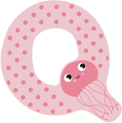 Small Foot - Wooden Animal Children's Letter - Q