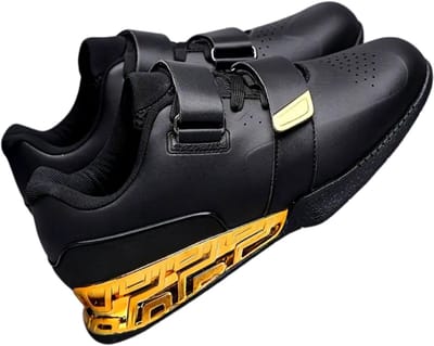 Bovista Powerlift Schoenen - Powerlifter - Weightlifting - Squat - Gewichthef - Gym Schoenen - Sneaker - Zwart - Maat 39.5