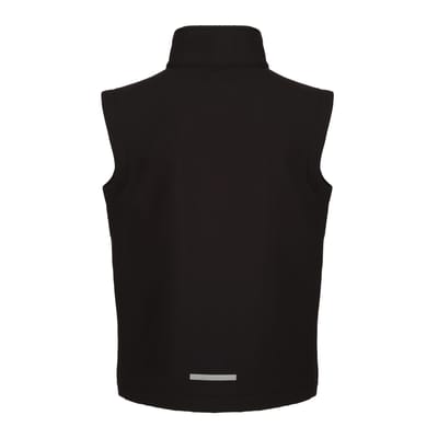 Regatta Kinder/Kids Ablaze Softshell Reflecterend Gilet (Zwart)