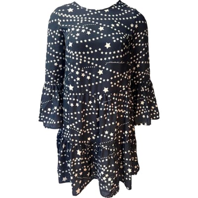 Mucho Gusto Dress San Rafael 002 Blue Maat: XS | Blousejurken Outlet | Dames | Blauw