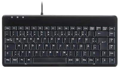 Mini USB Toetsenbord QWERTZ - Compact en Stijlvol met 1.8m Kabel