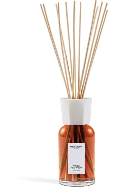 Millefiori Milano - Geurstokjes 500 ml - Vanilla & Wood - 9 tot 12 maanden