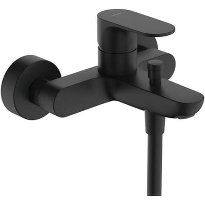 hansgrohe Rebris S - Badmengkraan - Opbouw - Ééngreeps bediening - Mat Zwart