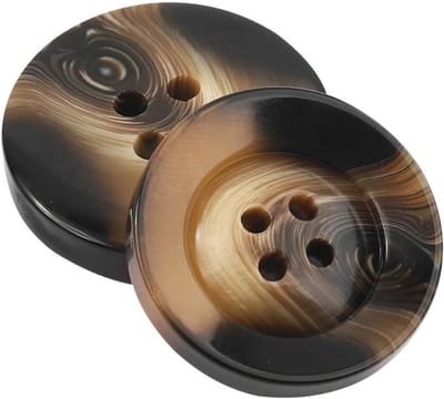 Harsknopen met 4 gaten - 10 stuks elegante vervangende knopen voor naaien, handwerk en DIY-projecten