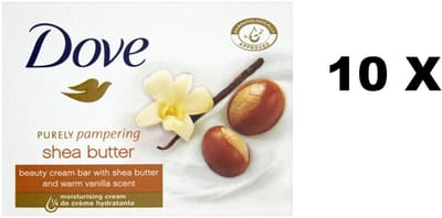 Dove Zeep Sheabutter Vanille 10 x 90 gram