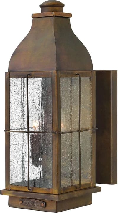 Hinkley LED Wand Buitenlamp Bingham | 2X E14 Max 60W | IP44 | Dimbaar | Sienna