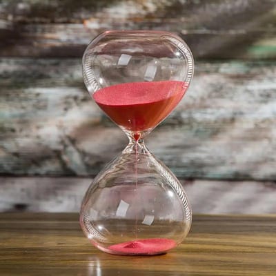 5/10/15/30/60 Minuten Zandloper Zandloper Tijdmanagementtool Creatieve Glazen Zandloper Ornamenten Bureau Thuis Decoratief Speelgoed 5min