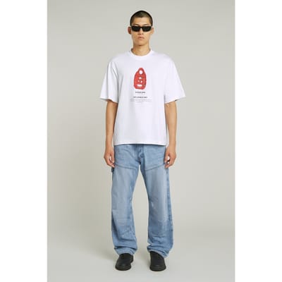 G-Star Archive Print Boxy R T White Inflatable Unit Taglia: L | T-shirt stampate Outlet | Uomo | Bianco