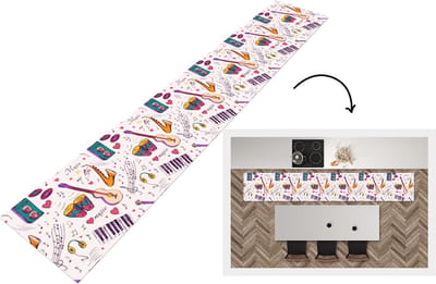 Keukenloper - Loper keuken - Muziek - Instrumenten - Quotes - 300x50 cm - Keukenloper vinyl