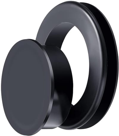 Parasol Gatring - Tafelring Beschermer - Terras Gebruik - Flexibele Siliconen Dop - 5 cm - Zwart
