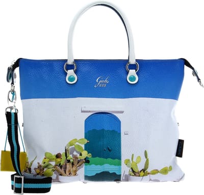 Gabs Leren Schoudertas G3 Plus Holiday Bag Porta Blu Veelkleurig