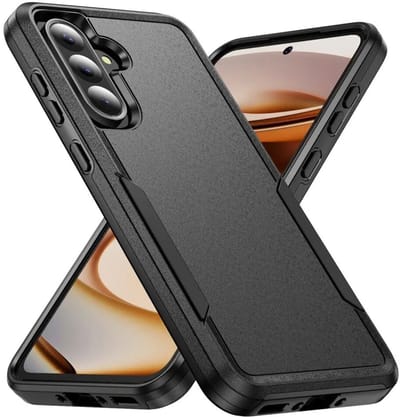 Back Cover Geschikt voor Samsung Galaxy A37 | Rugged Hoesje | Beschermhoes | Schokbestendige Hardcase | Shockproof | Tegen Vallen | Zwart