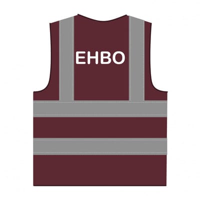 EHBO hesje RWS bordeauxrood