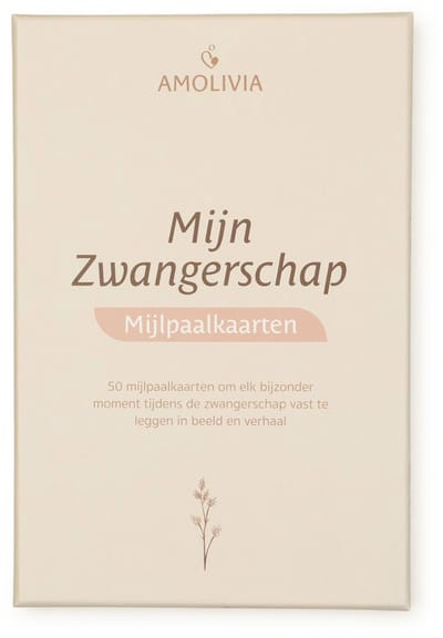 Amolivia Mijlpaalkaarten Zwangerschap - Mijlpaalkaarten Baby - Milestone Baby Cards