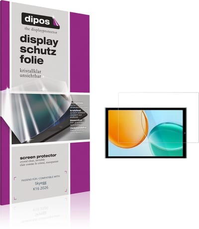 dipos – 2x Beschermfolie geschikt voor Skyegg K16 2026 | Krasbestendige & heldere Screenprotector Ultra-Thin