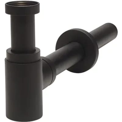 Wirquin Wastafelsifon Linéïs - Mat Zwart - In Hoogte Verstelbaar - Diam. 32mm