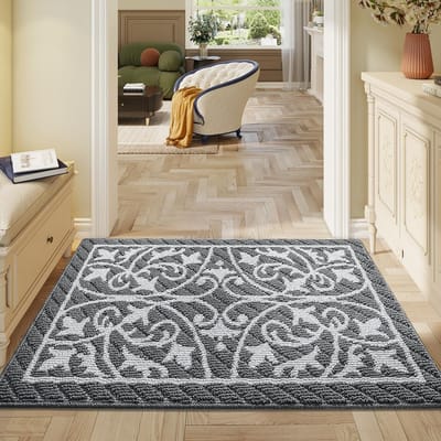 Eenvoudige Vloermatten voor Huishouden Effen Kleur Polypropyleen Entree Deurmatten Stofbestendige Vloermatten 50*80cm
