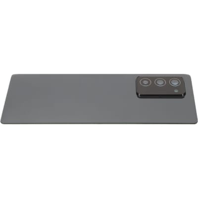 Telefoon Achterkant Glas Cover Vervanging Achterkant Glas met Camera Glas Lens Tape Onderdelen voor Samsung Galaxy Z Fold 2 5G F916 zwart