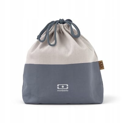 Monbento Pochette Lunchtas Blauw Naturel L