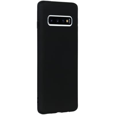 imoshion Hoesje - Geschikt voor Samsung Galaxy S10 - Color Backcover - Zwart