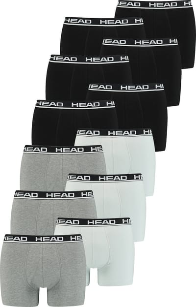 BOXERS Set van 12 stuks Head Basic Boxerbroek voor heren, shorts, ondergoed, ondergoed