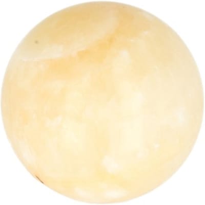 Calciet geel 4 cm edelsteen bol