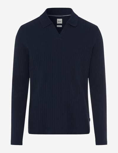 Brax Heren Poloshirt  Style PRINCETON navy, donkerblauw, maat XL