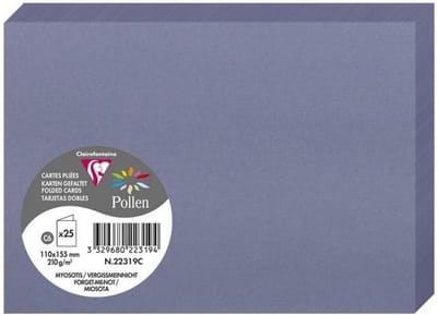 Dubbele Kaarten C6 Verpakking 25 Stuks 210 g/m² Vergeet-mij-nietjes