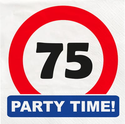 Traffic sign napkins - 75