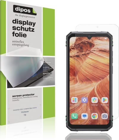 dipos – 4x Matte Beschermfolie geschikt voor Hotwav T8 | Krasbestendige & antireflecterende Screenprotector Ultra-Thin