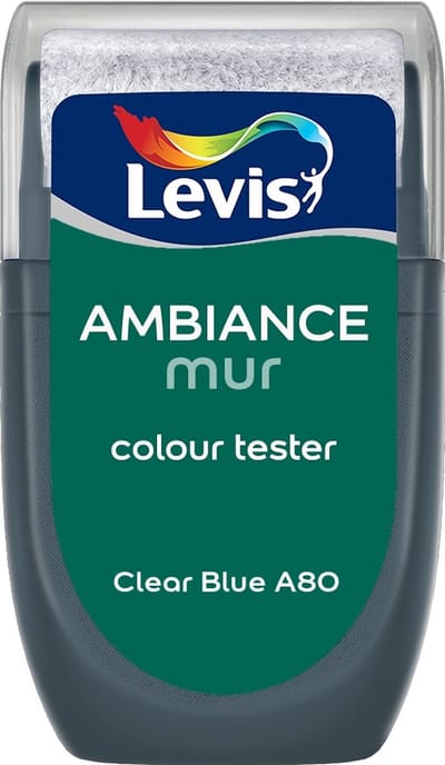 Levis - Muurverf Kleurtester Mat Mix - Clear Blue A80 - Mengverf - 30 Ml