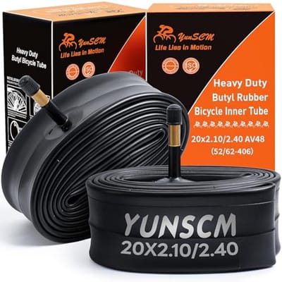 2 Stuks 20 Inch Heavy Duty Fietsbanden en Binnenbanden met Schrader Ventiel