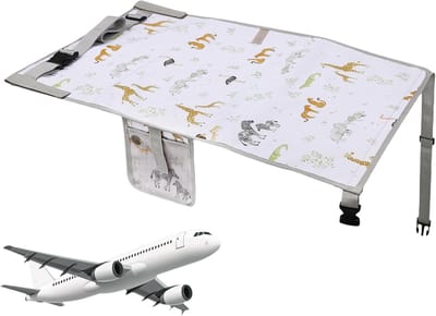 Vliegtuigbed Kinderen - Reisbed Peuter - Comfortabel Reizen - Vergroot Zitruimte - 76 x 44.5 cm - Afrikaanse graslanden