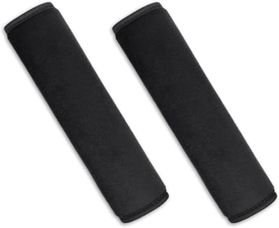 Autogordelpads - Veiligheidskussens - Comfortabel Rijden - Zachte Pluche Stof - 2 Stuks - Zwart