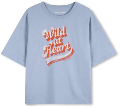 Zadig & Voltaire X60539 T-shirt Met Korte Mouwen Blauw 14 Years Meisje