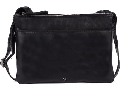 9 Inch Echt Leren Crossbody Slingtas voor Dames – Trendy Casual & Kantoor Tas met Verstelbare Schouderriem