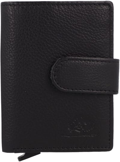 Greenburry Kings Nappa Portemonnee Leer 7.5 cm - Jongens - Horizontaal - black