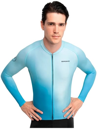 Siroko M2 Corsa Trui Met Lange Mouwen Blauw 2XL Man