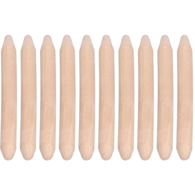 10 STUKS Koninginenteeltstok Dubbelzijdige Koninginnecelstok Bijenteelt Gereedschap beige
